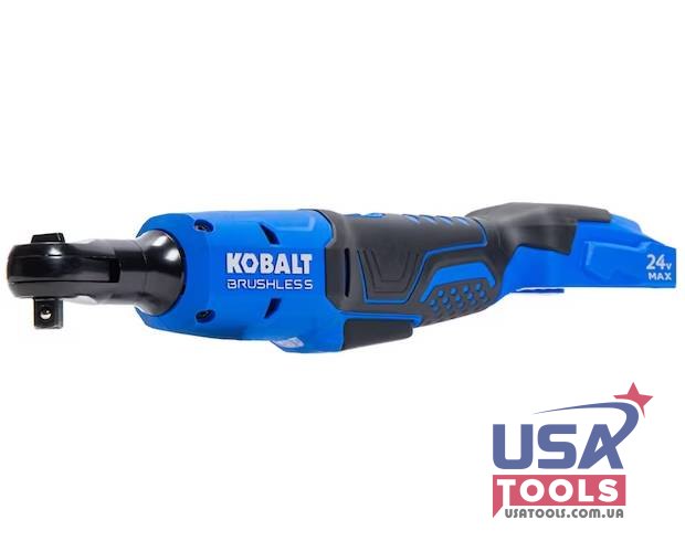Кутова трещітка безщіткова 3/8' 400 RPM 61 нм 24V Kobalt 1102332 (каркас)