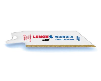 10 см полотно 18 TPI Bi-M по металу Lenox Gold 418G