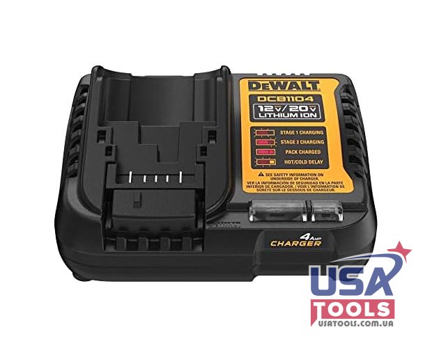 Зарядний пристрій 220В (4.0 А/год) для акумуляторів 10.8-20В Li DeWALT DCB1104