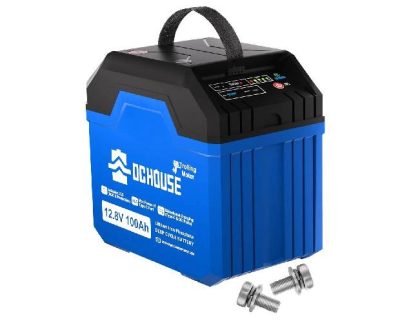 Акумулятор LiFePO4 для ДБЖ з усиленою BMS та USB 60W 12.8В 100А 1.28Квт G24 DC HOUSE USA