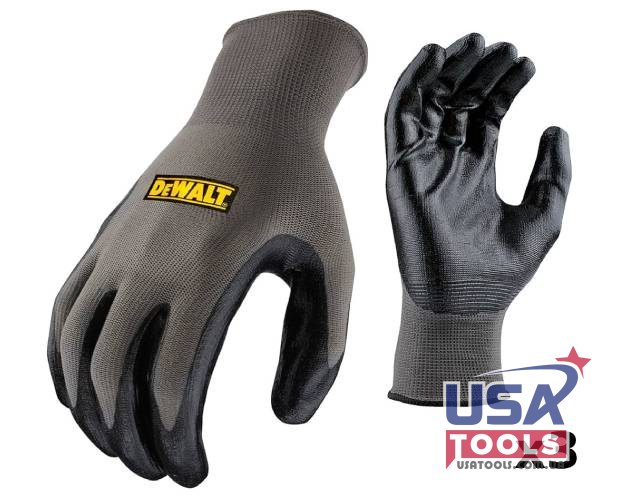 3 пари захисних рукавиць з покриттям нітрилом Ultradex USA DeWALT DPG73L-3PK