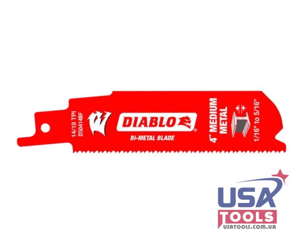 10 см преміум полотно 14/18 TPI Bi-M по металу Freud Diablo DS0414BF