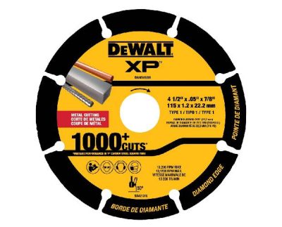 Круг отрезной алмазный по металлу 115х1.2 мм на угловую шлифмашину Elite Series XP DeWALT DW47450M