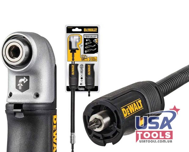 Кутовий редуктор із гнучким валом 4 в 1 FlexTorq DeWALT DWAMRASETFT