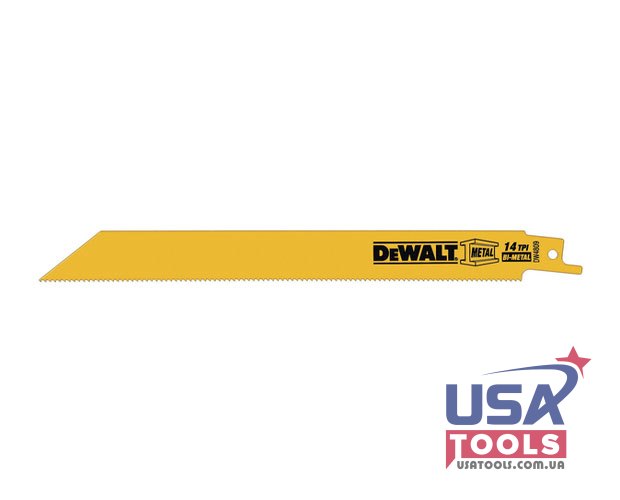 20 см біметалічне 14 TPI полотно для шабельної пили по металу DeWALT DWAR814